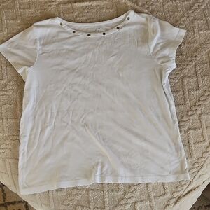 Bundle Sale | 4 for $20 | Preswick & Moore White Short Sleeve Top Size Xlarge